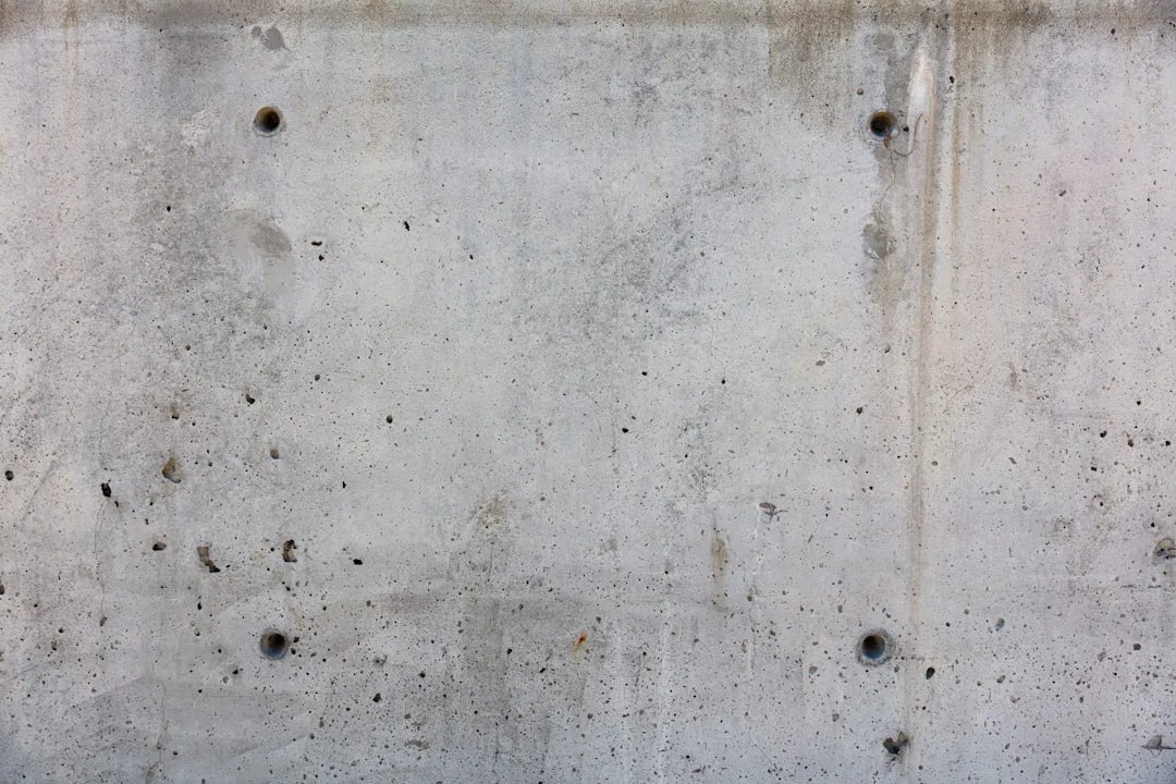 grey metal door with hole