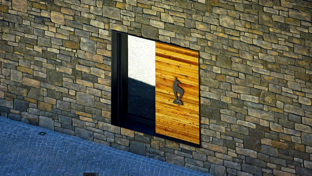 brick building with window