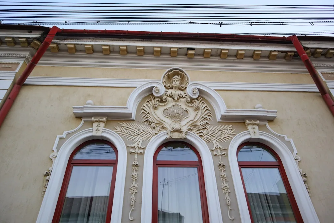 A close up of a window on a building