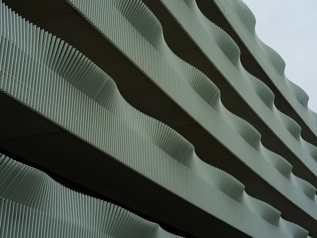 a close up of the side of a building